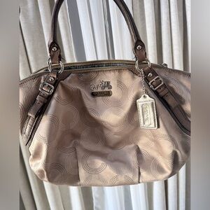 Coach Brown Signature Shoulder Bag